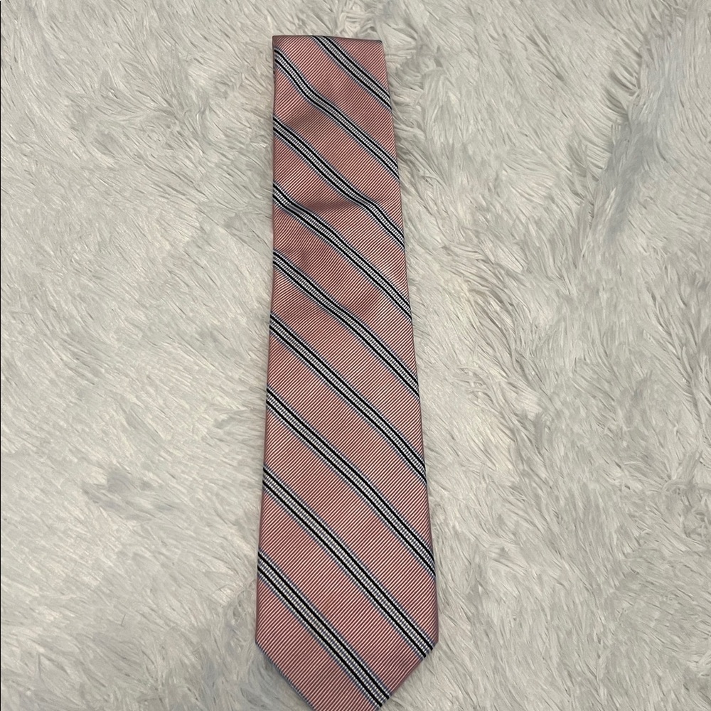 Jos. A. Bank Pink, Gray, White Tie